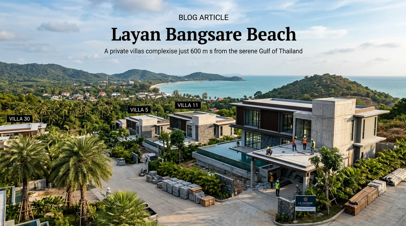Layan Bangsare Beach в Банг Сарай: виллы от 9.3 млн бат в 2026 году